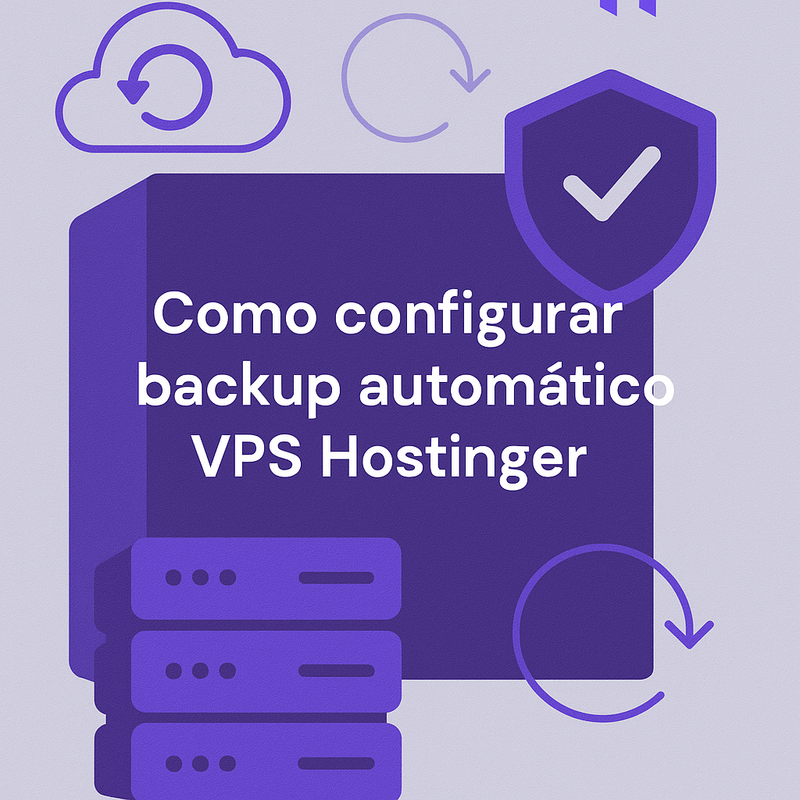 Uma imagem sobre Como configurar backup automático VPS Hostinger