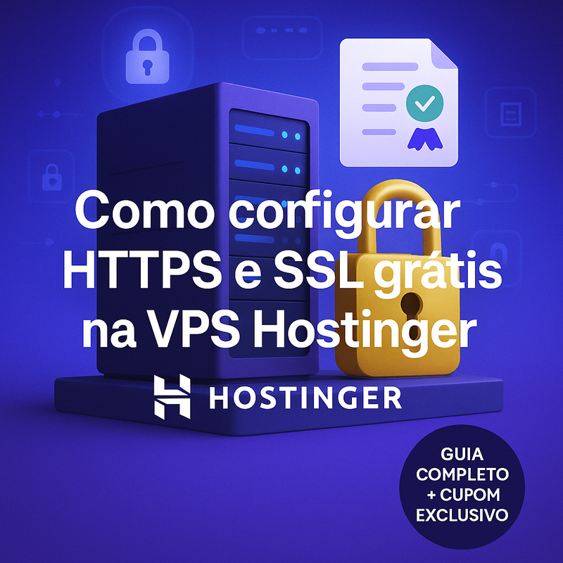 Uma imagem sobre Como configurar HTTPS e SSL grátis na VPS Hostinger