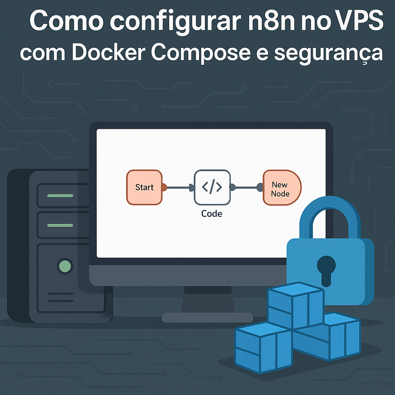 Uma imagem sobre Como configurar n8n no VPS com Docker Compose e segurança