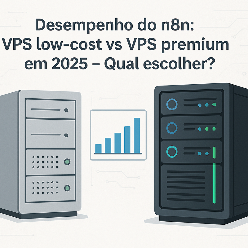 Uma imagem sobre Desempenho n8n VPS low-cost vs premium 2025: comparativo