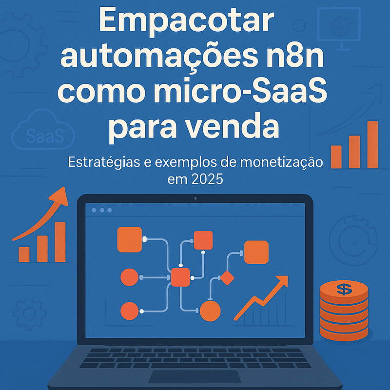 Uma imagem sobre Empacotar automações n8n como micro-SaaS para venda