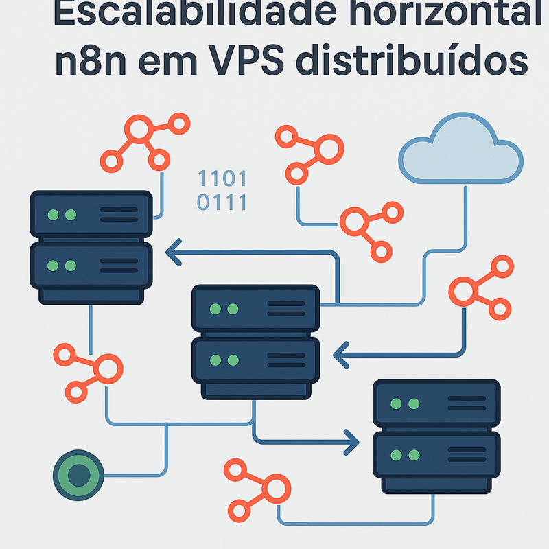 Uma imagem sobre Escalabilidade horizontal n8n em VPS distribuídos: estratégias