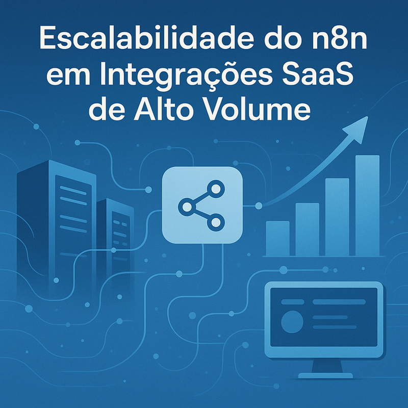 Uma imagem sobre Escalabilidade do n8n em integrações SaaS de alto volume
