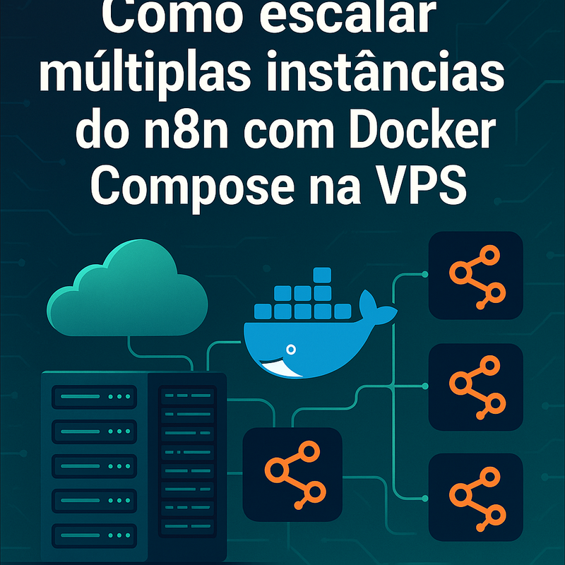 Uma imagem sobre Como escalar múltiplas instâncias do n8n com Docker Compose