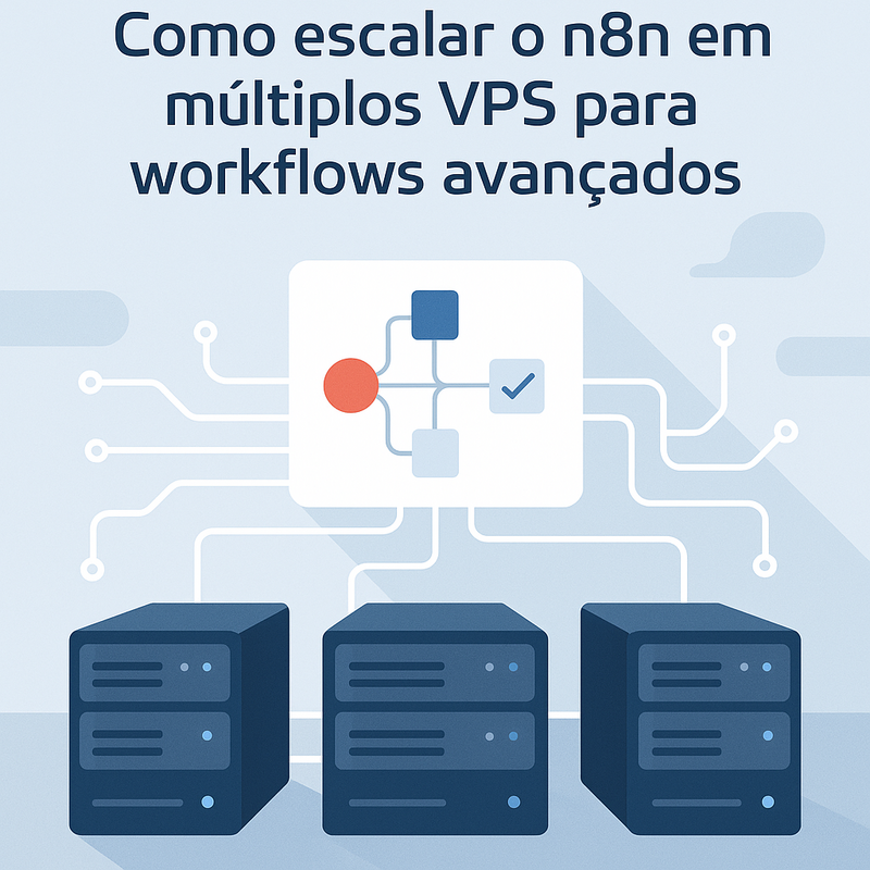 Uma imagem sobre Escalar n8n em múltiplos VPS para workflows avançados