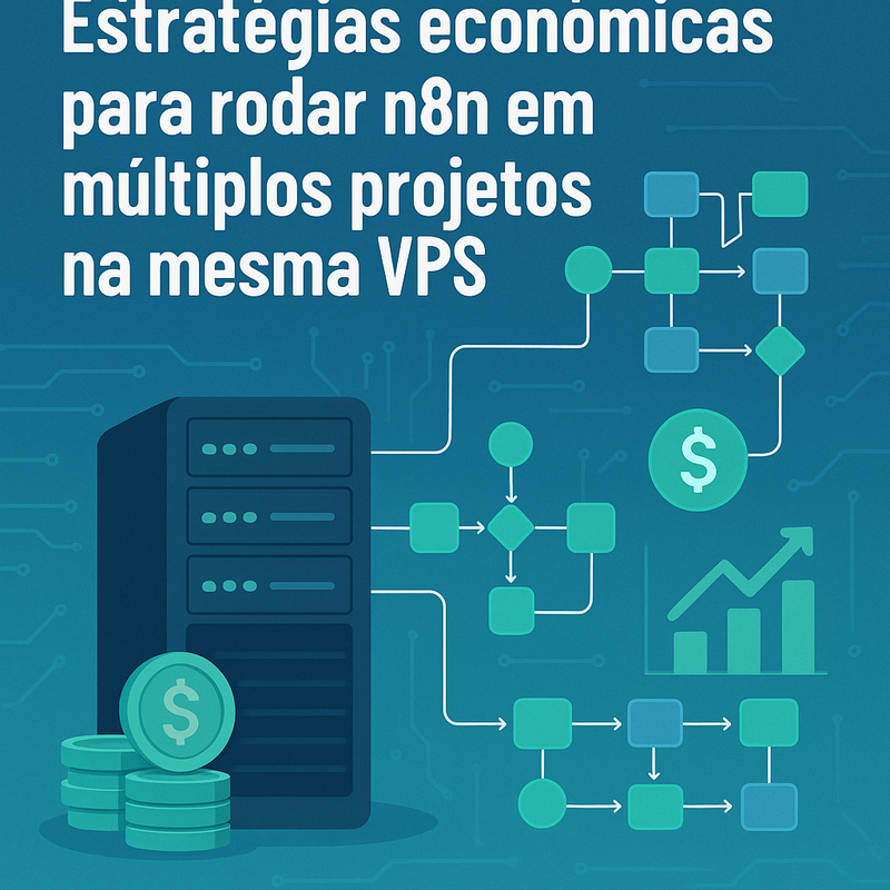 Uma imagem sobre Estratégias econômicas n8n múltiplos projetos VPS