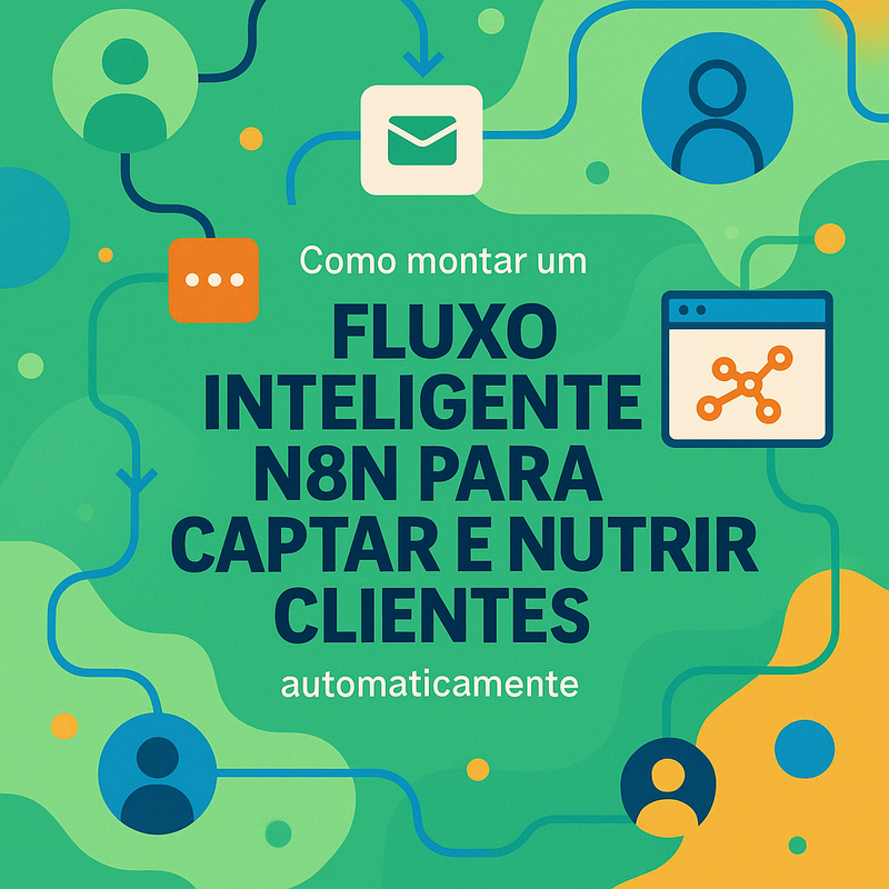 Uma imagem sobre Fluxo inteligente n8n para captar e nutrir clientes