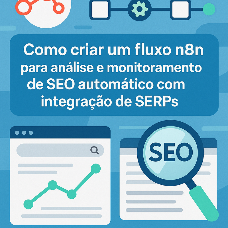 Uma imagem sobre Fluxo n8n: análise e monitoramento SEO automático SERP