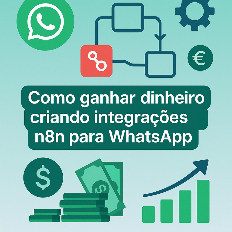 Uma imagem sobre Como ganhar dinheiro criando integrações n8n WhatsApp