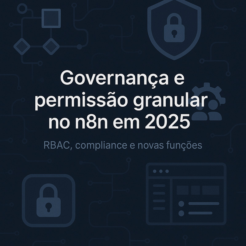 Uma imagem sobre Governança e permissão granular no n8n em 2025