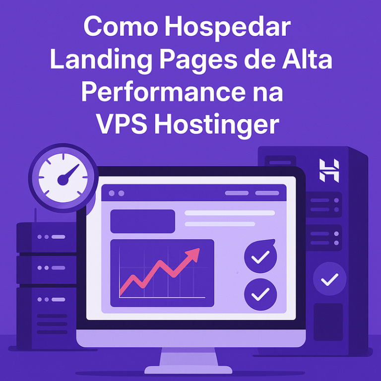 Como Hospedar Landing Pages de Alta Performance na VPS Hostinger