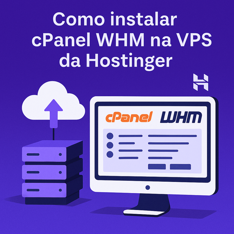 Uma imagem sobre Como instalar cPanel WHM na VPS Hostinger: passo a passo