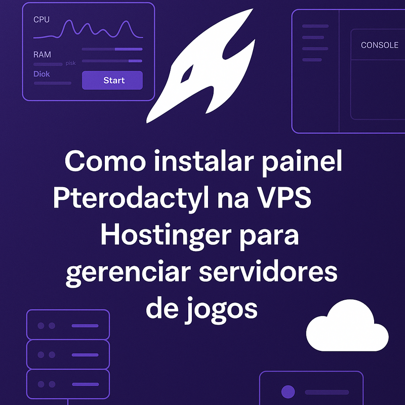 Uma imagem sobre Instalar painel Pterodactyl na VPS Hostinger