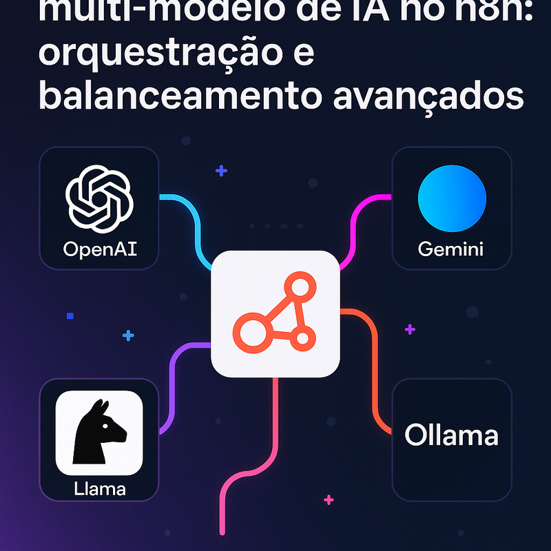 Uma imagem sobre Integração multi-modelo de IA no n8n: guia avançado