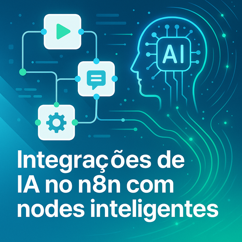 Uma imagem sobre Integrações de IA no n8n com nodes inteligentes em 2025