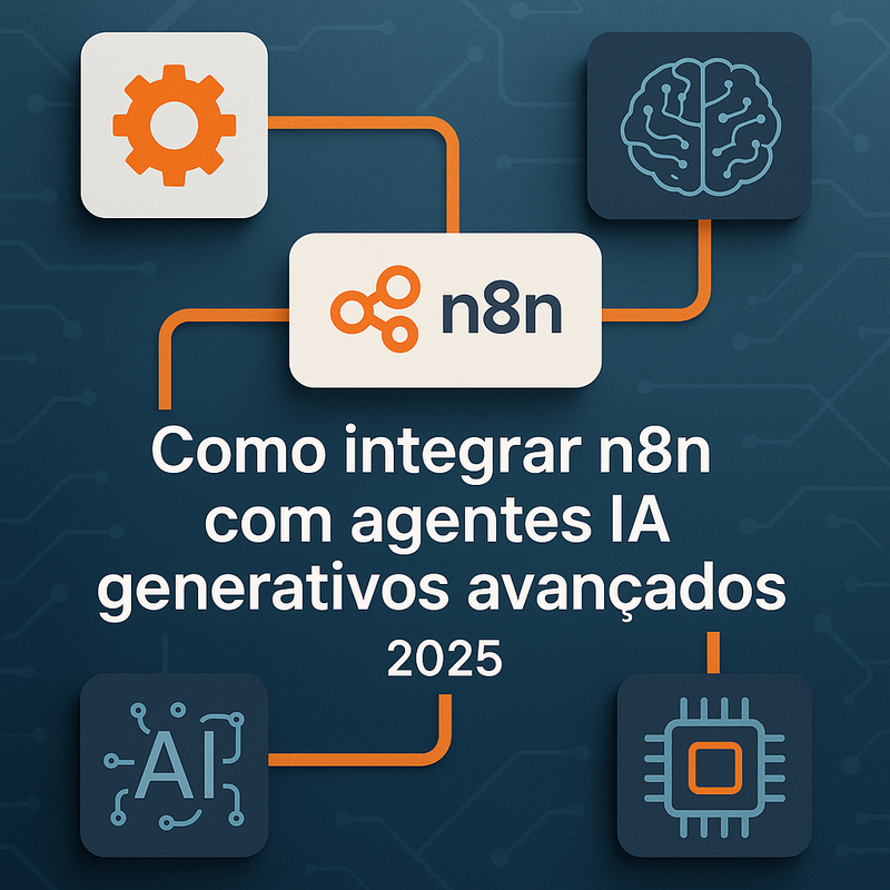 Uma imagem sobre Como integrar n8n com agentes IA generativos avançados 2025