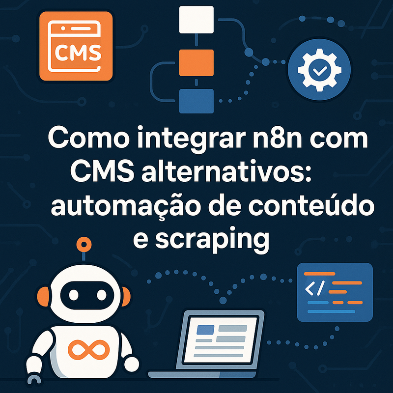 Uma imagem sobre Como integrar n8n com CMS alternativos e automação