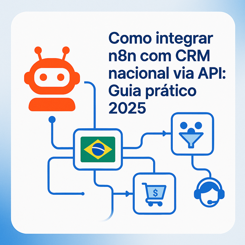 Uma imagem sobre Como integrar n8n com CRM nacional via API 2025