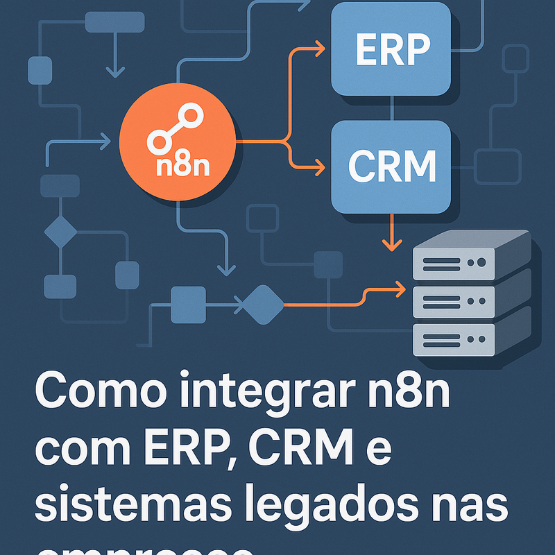 Uma imagem sobre Como integrar n8n com ERP, CRM e sistemas legados
