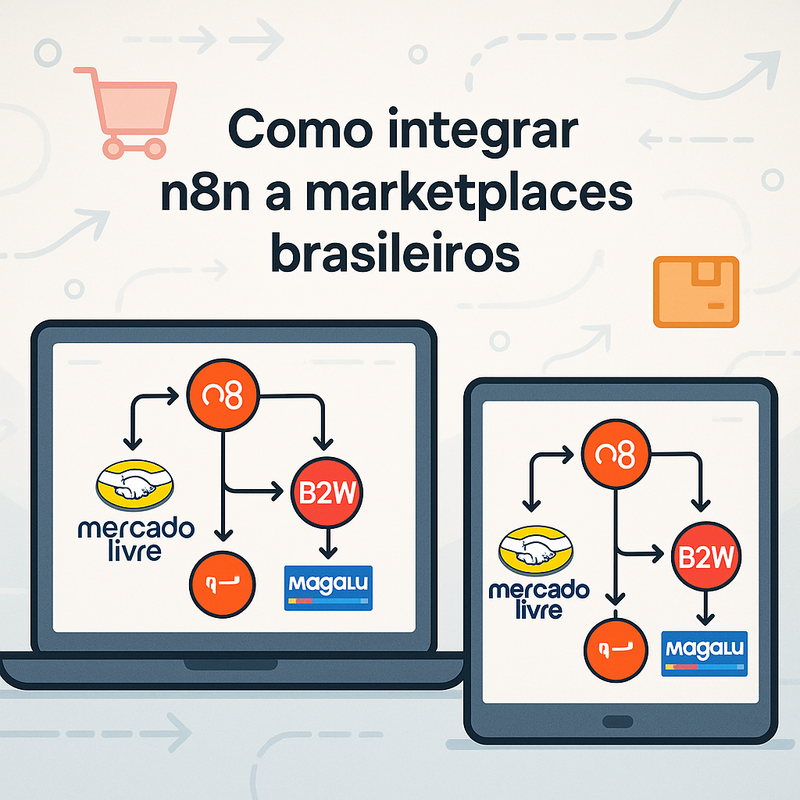Uma imagem sobre Como integrar n8n a marketplaces brasileiros