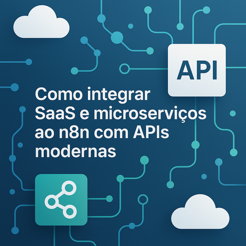 Uma imagem sobre Como integrar SaaS e microserviços ao n8n com APIs modernas