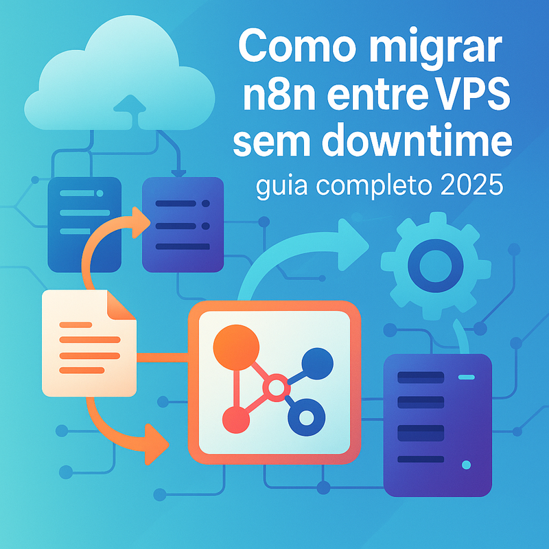 Uma imagem sobre Migrar n8n entre VPS sem downtime: guia completo