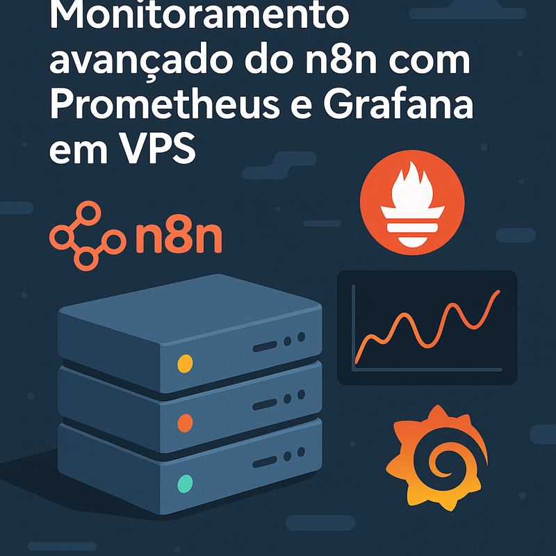 Uma imagem sobre Monitoramento n8n com Prometheus e Grafana em VPS