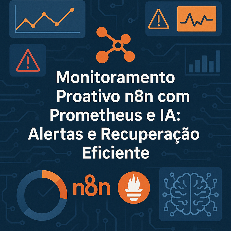 Uma imagem sobre Monitoramento proativo n8n com Prometheus e IA
