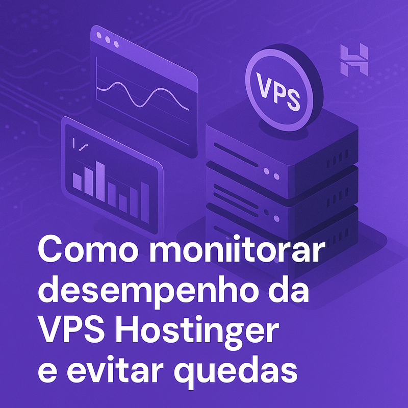 Uma imagem sobre Monitorar desempenho VPS Hostinger e evitar quedas
