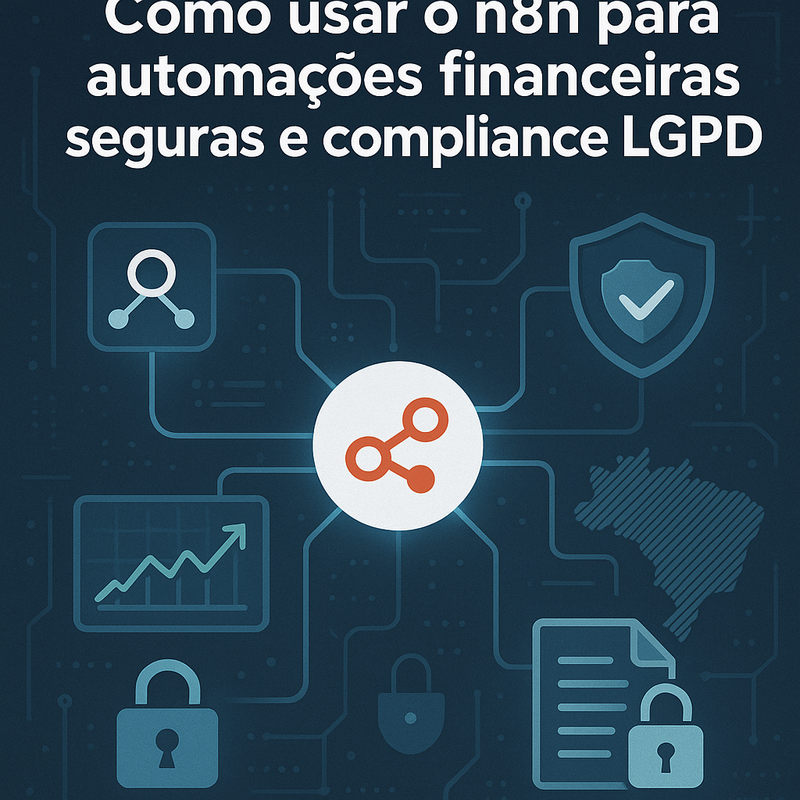 Uma imagem sobre n8n: automações financeiras seguras e compliance LGPD