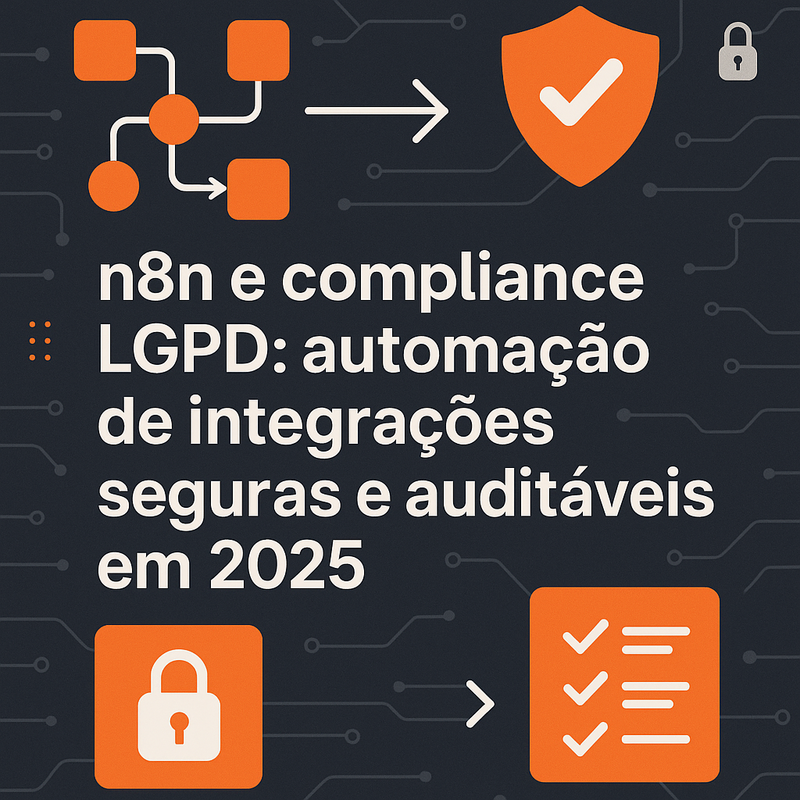 Uma imagem sobre n8n e compliance LGPD: integrações seguras e auditáveis