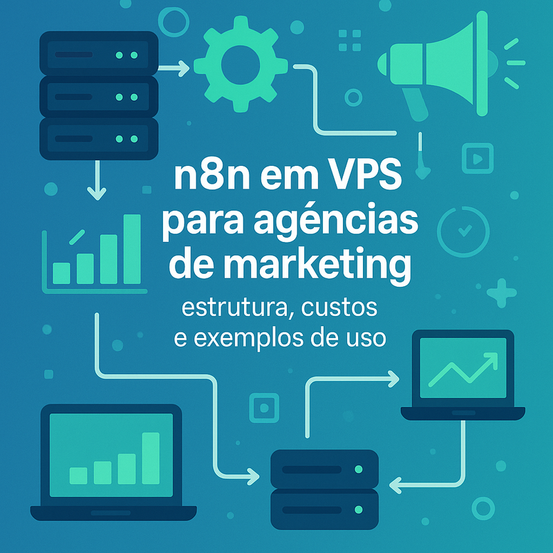 Uma imagem sobre n8n em VPS para agências de marketing: custos e cases