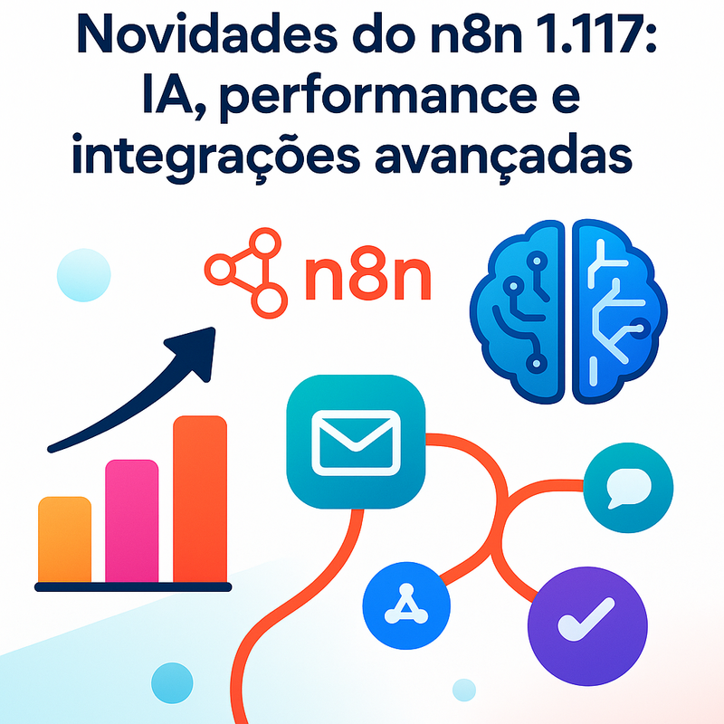 Uma imagem sobre Novidades do n8n 1.117: IA, performance e integrações