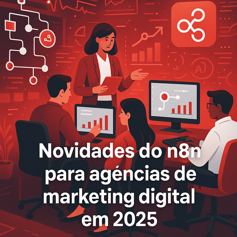 Uma imagem sobre Novidades do n8n para agências de marketing digital 2025