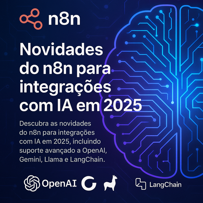 Uma imagem sobre Novidades do n8n para integrações com IA em 2025