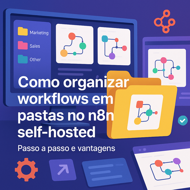 Uma imagem sobre Como organizar workflows em pastas no n8n self-hosted