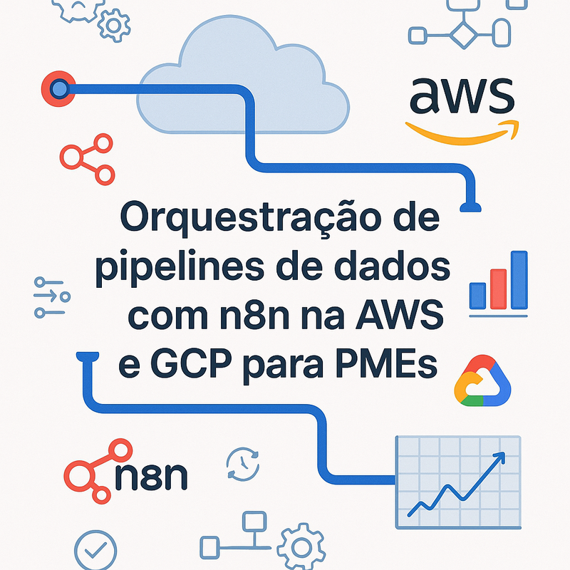 Uma imagem sobre Orquestração de pipelines de dados n8n AWS GCP PMEs