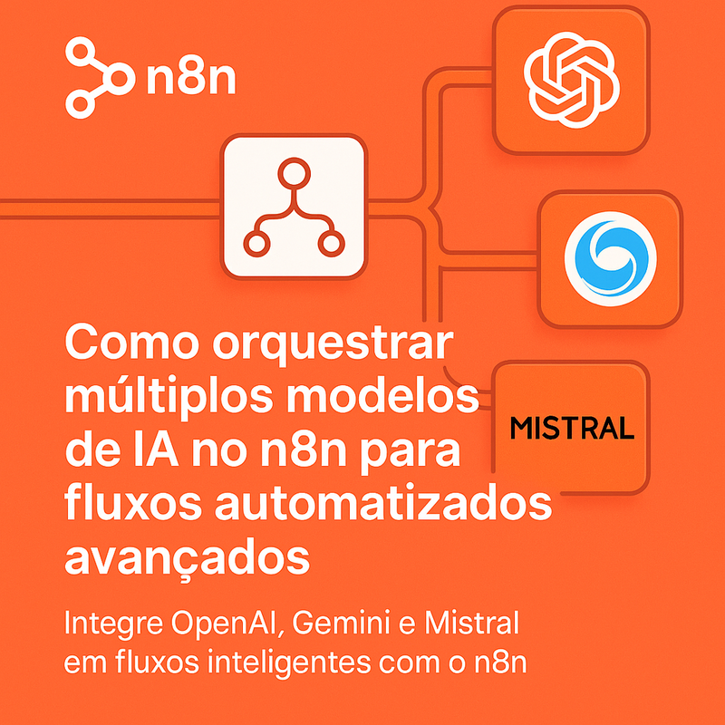 Uma imagem sobre Orquestrar múltiplos modelos de IA no n8n: guia avançado