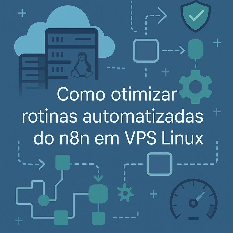 Uma imagem sobre Como otimizar rotinas do n8n em VPS Linux