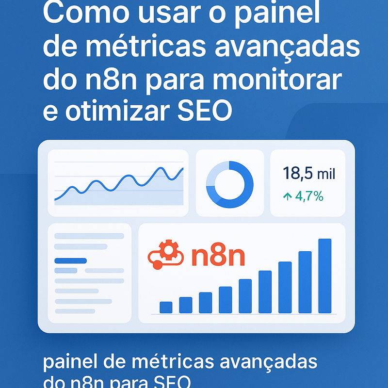 Uma imagem sobre Monitorar e otimizar SEO com painel de métricas n8n