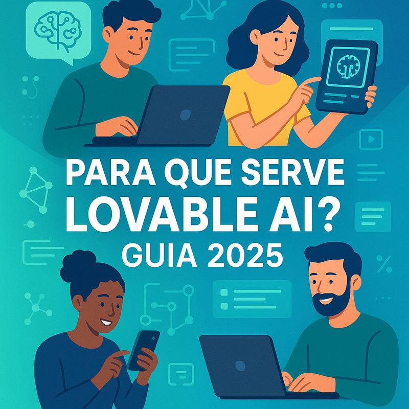 Uma imagem sobre Para que serve Lovable AI? Guia 2025 atualizado