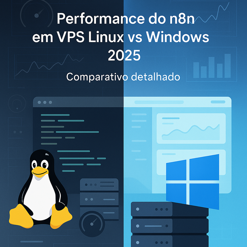 Uma imagem sobre Performance do n8n em VPS Linux vs Windows 2025