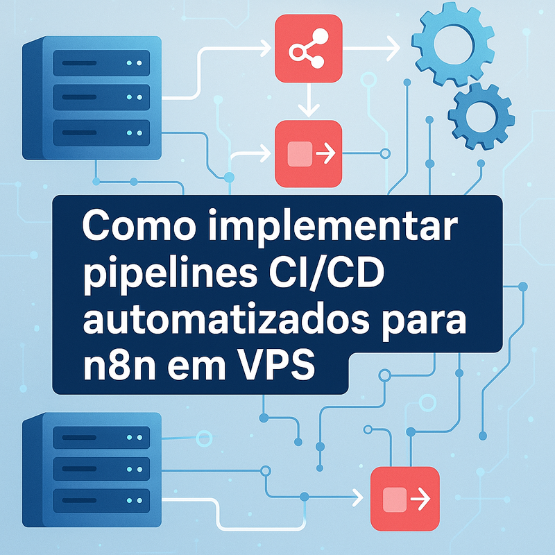 Uma imagem sobre Pipelines CI/CD automatizados para n8n em VPS