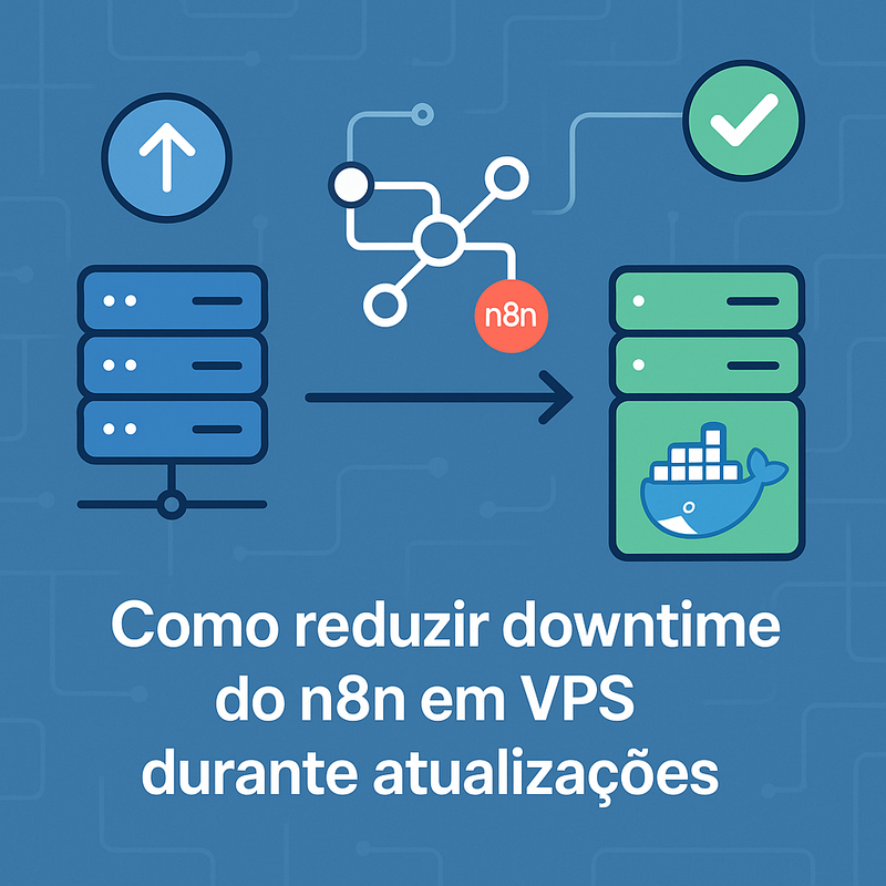 Uma imagem sobre Como reduzir downtime do n8n em VPS nas atualizações