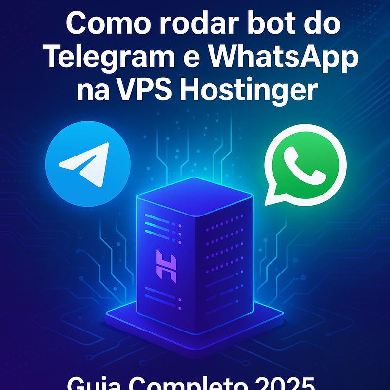 Uma imagem sobre Como rodar bot do Telegram e WhatsApp na VPS Hostinger