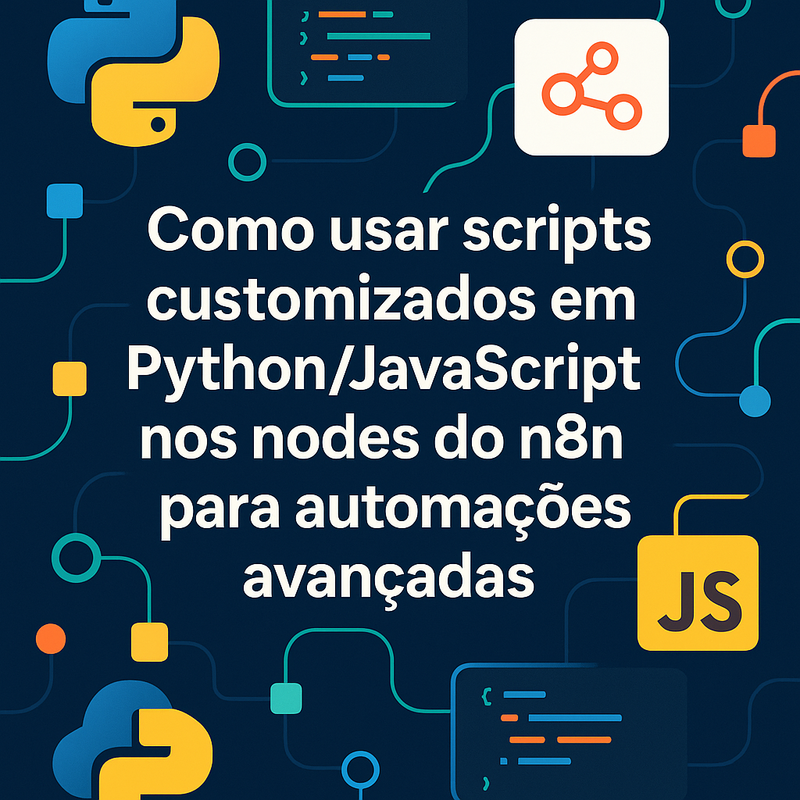 Uma imagem sobre Como usar scripts Python/JavaScript no n8n avançado