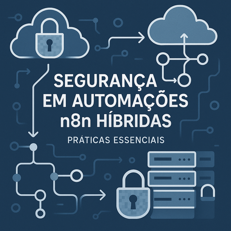 Uma imagem sobre Segurança em automações n8n híbridas: guia completo