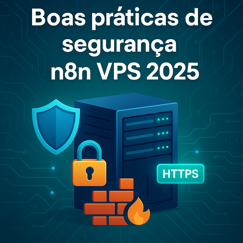 Uma imagem sobre Boas práticas segurança n8n VPS 2025: checklist proteção