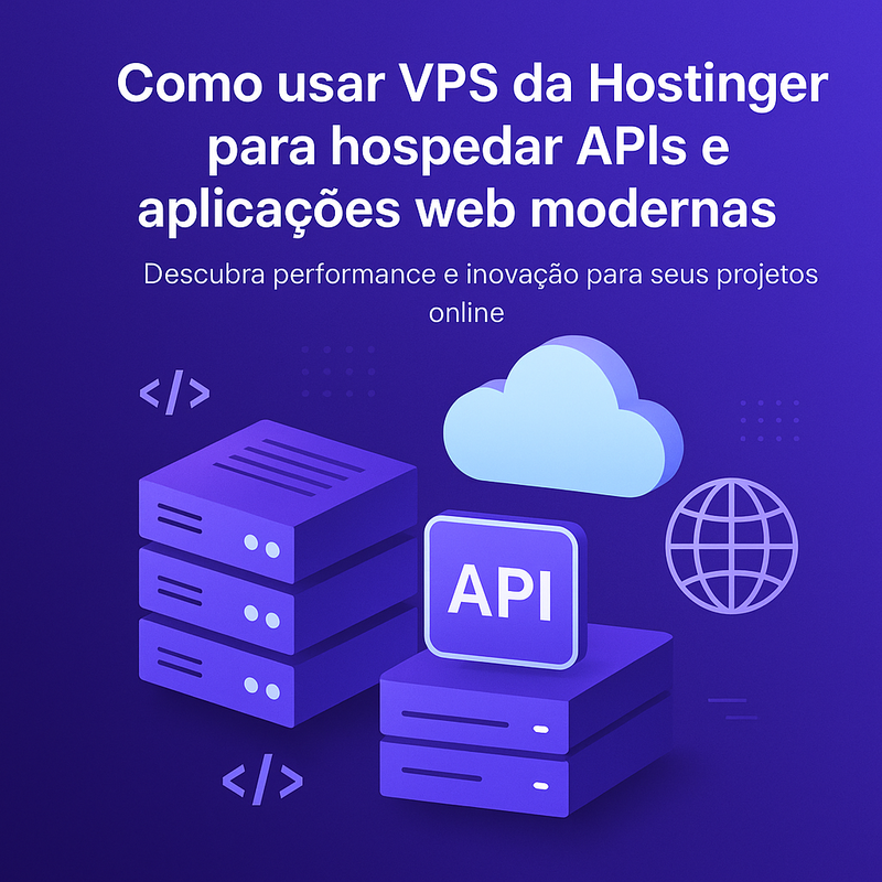 Uma imagem sobre Como usar VPS da Hostinger para hospedar APIs