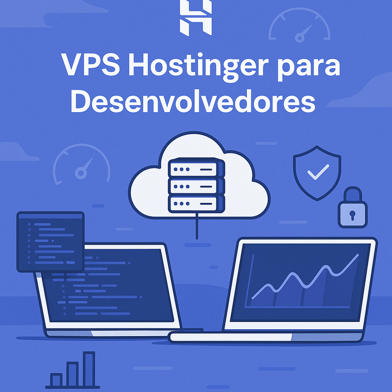 Uma imagem sobre VPS Hostinger para desenvolvedores: desempenho e preço